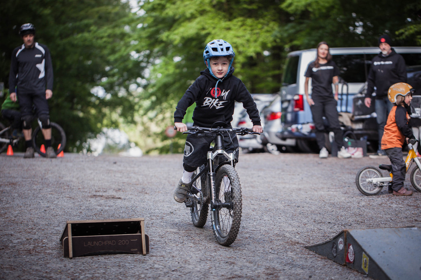 Kids Hoodie „I love my bike“