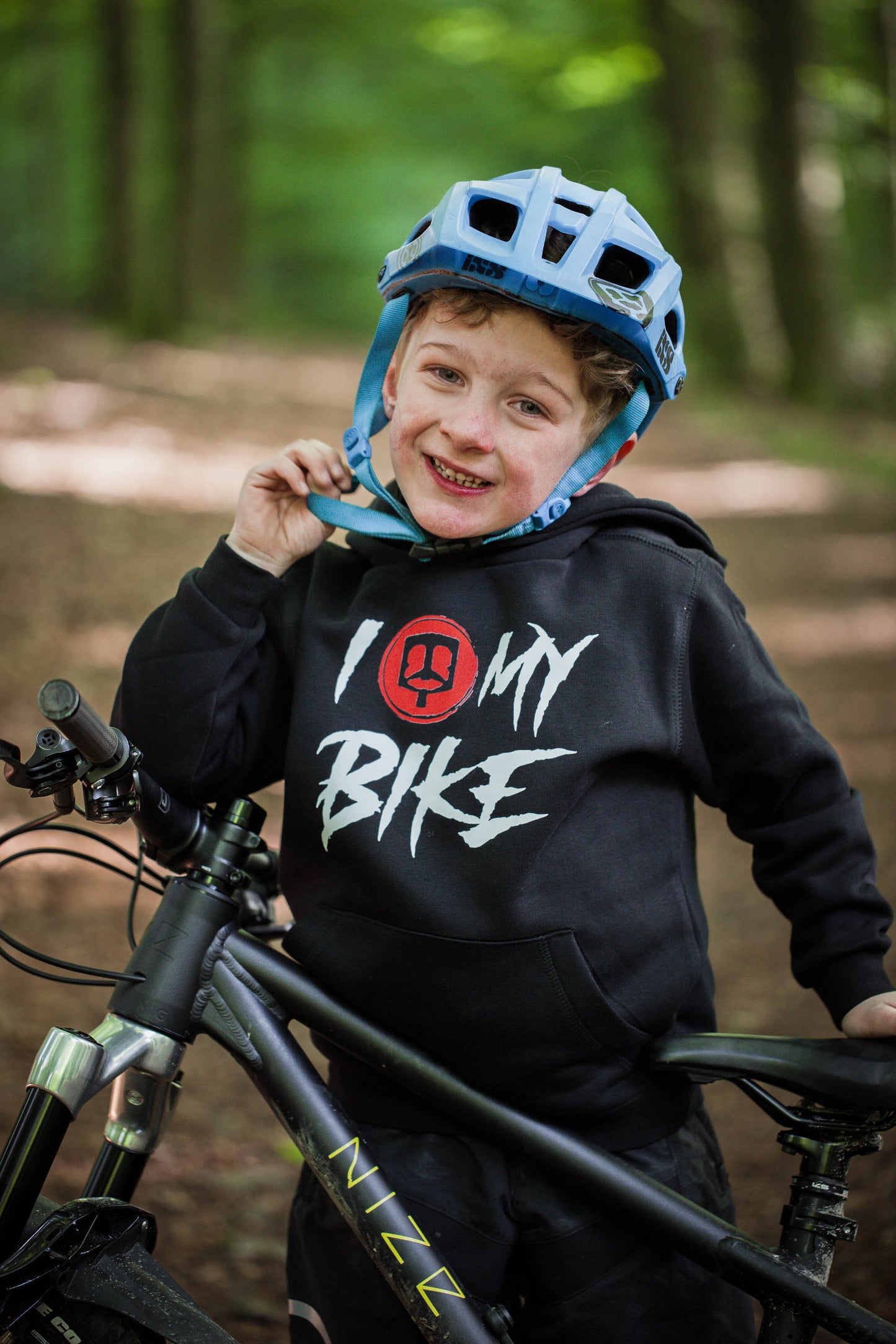 Kids Hoodie „I love my bike“