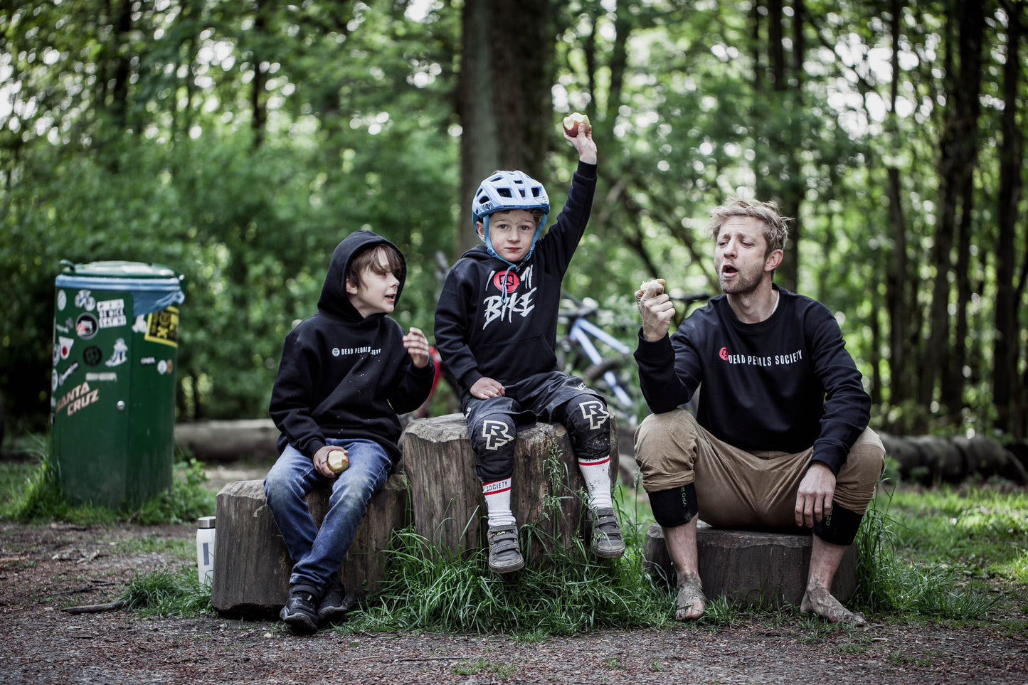 Kids Hoodie „I love my bike“